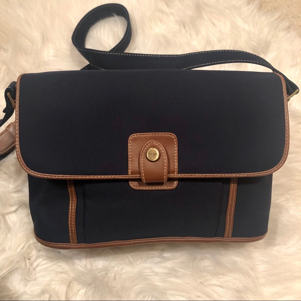 Navy Dockers Crossbody Bag